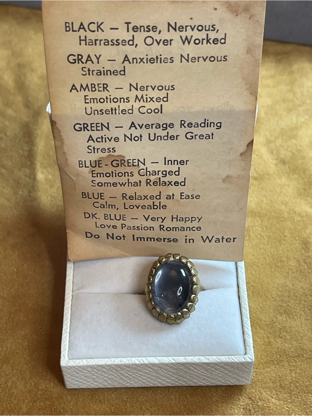 Vintage mood ring - Picture 2 of 4